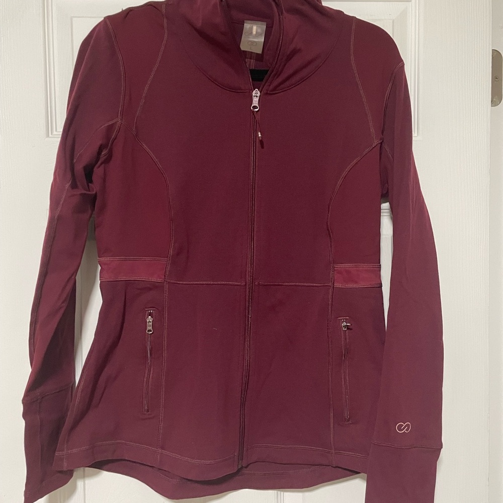 CALIA by Carrie Underwood Maroon Zip Up
